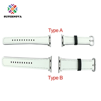 Bracelet de remplacement en cuir pour Apple Watch Series 1/2/3 - 38/42 mm, nouveau design 2020, pour hommes et femmes, bracelet de montre tendance