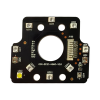 Carte PCB LED blanche et infrarouge CGX, diode IR SMD, assemblage PCBA, épaisseur de cuivre 1 oz, accessoires OEM/ODM pour caméra de sécurité CCTV