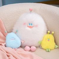Porte-clés en peluche mignon de 25 cm, jouets en peluche, poupées monstres moelleuses, super douces, rembourrage en coton PP, brodées, anti-stress