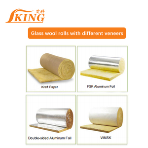 Isoiking thiết kế hiện đại cách Nhiệt Thủy Tinh len chăn kỵ nước bề mặt nhôm lá Bazan 25/50 mét cho kho - Product Image 4