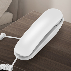 <span class=keywords><strong>Téléphone</strong></span> <span class=keywords><strong>fixe</strong></span> filaire fin pour bureau/mur, avec boutons en silicone durables, vente en gros directe usine, prix avantageux pour hôtels - Product Image 6