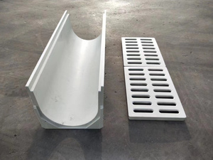 Caniveau de drainage extérieur en plastique de haute qualité, grille de drainage de tranchée de circulation en résine BMC - Product Image 1