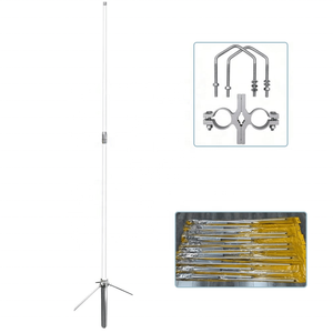 เสาอากาศสื่อสารแบบ Omni สำหรับสถานีฐานภายนอกอาคาร 2.5 เมตร x 200 ซม. 144/430MHz VHF UHF คู่ย่านความถี่  ทำจากไฟเบอร์กลาส - Product Image 2