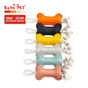 クロマ犬の歯のレリーフ骨スティック環境にやさしいファッショナブルなトレーニングロープノットおもちゃニブリング耐性犬のおもちゃ2024 - Product Image 1