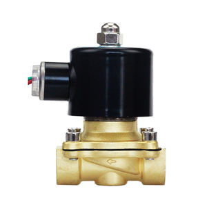 วาล์วควบคุมทองเหลืองแบบเปิด/ปิดปกติ DN50 เกลียว ใช้ไฟ AC220V วาล์วน้ำแบบปิดปกติ วาล์วโซลินอยด์ DC24V - Product Image 2