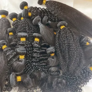 Isee peruca alinhada, cabelo único donador virgem cru vendor atacado 100% de vison não processado feixes de cabelo humano brasileiro