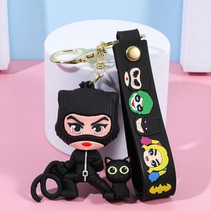 Llavero Digital con Foto, Diseño 3D de <span class=keywords><strong>Anime</strong></span> y Dibujos Animados Populares, Silicona y Aleación, Ecológico, Pequeño Regalo para el Día de la Tierra - Product Image 5