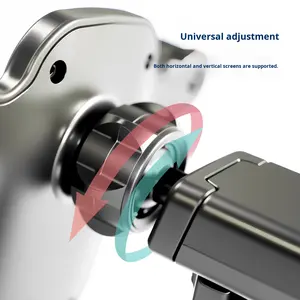 Support de téléphone universel anti-vibration pour grille d'aération de voiture, <span class=keywords><strong>crochet</strong></span> en spirale ABS <span class=keywords><strong>avec</strong></span> ventouse à gravité, compatible <span class=keywords><strong>avec</strong></span> les iPhones 15 Pro Max - Product Image 5