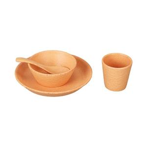 Kang'er Retro Mountain Style Hot Pot <b>Restaurant</b> Table <b>Set</b> 4-Piece Melamine Creative Bowl, Plate, Cup and Spoon <b>Set</b> (Logo - Product Image 4