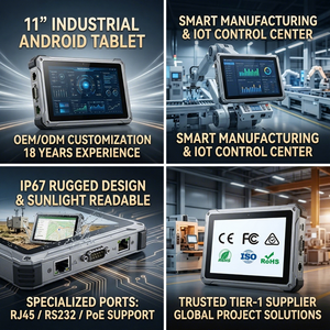 Tableta Industrial Personalizada <span class=keywords><strong>de</strong></span> 11 Pulgadas con Pantalla <span class=keywords><strong>de</strong></span> Alto Brillo Legible Bajo la Luz Solar, Tableta Android Resistente para Servicio <span class=keywords><strong>de</strong></span> Campo y Fábrica - Product Image 5