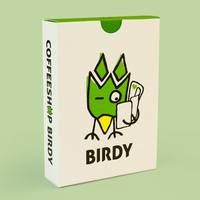 Cartes à Jouer Personnalisées Écologiques en Plastique sur le Thème des Oiseaux avec Emballage Personnalisé pour Cadeaux Promotionnels Familiaux |   Collection d'oiseaux artistiques