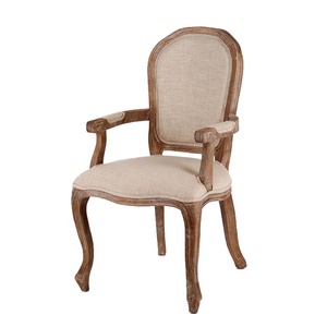 <span class=keywords><strong>Fauteuil</strong></span> de salle à manger Louis en bois avec coussin, prix compétitif KVJ-4041 - Product Image 4