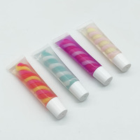 Kit de gloss à lèvres hydratant en spirale à 3 couleurs imperméable en gros Ingrédients minéraux à base de plantes Pigments organiques Convient aux enfants