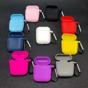 Funda de Silicona Resistente a Golpes <span class=keywords><strong>para</strong></span> Apple <span class=keywords><strong>AirPods</strong></span> 1 y 2 Generación, Cubierta Protectora con Ajuste Seguro y Agarre Antideslizante <span class=keywords><strong>para</strong></span> <span class=keywords><strong>AirPods</strong></span> Pro 3 - Product Image 5