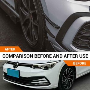 Kit de Carrocería Aerodinámico de Fibra de Carbono Seca para Golf8 GTI, Accesorios, Piezas, Parachoques Delantero, Alerones Laterales, 8 Alerones para <span class=keywords><strong>Volkswagen</strong></span> VW 2021-2023 - Product Image 4