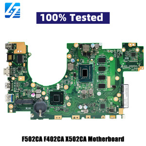 Placa base de computadora portátil X502CA para ASUS <span class=keywords><strong>VivoBook</strong></span> X502C F502CA F402CA X502CA placa base de computadora portátil con <span class=keywords><strong>I3</strong></span> I5 I7 CPU 100% pruebas OK Stk - Product Image 1