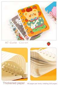 Bán lẻ hiển thị sẵn sàng Mini A5 xoắn ốc máy tính xách tay cuộn dây notepad - Product Image 5