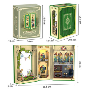 Article populaire : Serre-livres Lapin de Pâques avec lumière LED, en briques de construction miniatures, décoration de bureau créative, cadeau de team building et jouet - Product Image 6