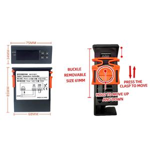 ZY-7016C तापमान नियंत्रक इंटेलिजेंट कंट्रोल उपकरण रेफ्रिजरेशन हीटिंग थर्मोस्टेट इनक्यूबेटर/सरीसृप के लिए - Product Image 6