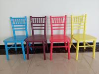 Chaise en bois massif légère pour enfants, idéale pour l'intérieur et l'extérieur, vente en gros, chaises Chiavari pour fêtes - Offre Spéciale