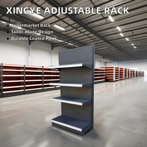 Étagères de présentation métalliques légères sur mesure pour supermarchés et pharmacies, gondoles pour l'épicerie - Product Image 4