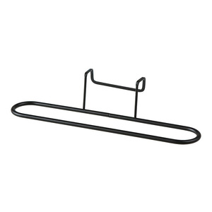 Porte-serviettes de cuisine en fer, type crochet, blanc, sans perçage, organisateur mural pour rangement dans les armoires - Product Image 5