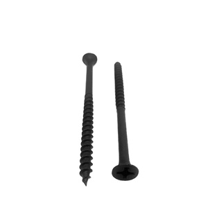 Phosphate d'acier noir/gris C1022A # Vis autotaraudeuses pour cloisons sèches/gypse à tête de trompette, 6 pièces, pouce/métrique - Product Image 2