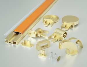 Pasamanos de Aleación de Aluminio Colorido y Elegante con Tira de Luz, Pasamanos de Pared Adecuado para Escaleras y Vidrio - Product Image 2