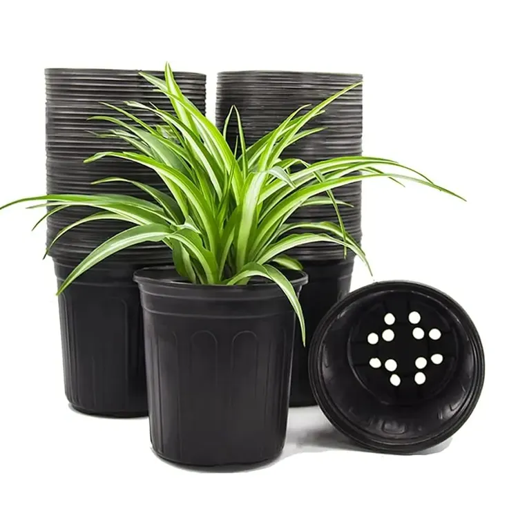 Tasse de nutrition en plastique plante Pot de semis noir épaissi fleurs de jardin bol de nutrition fabricant vente directe