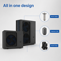 Pompe à chaleur air-eau WIFI pour chauffage et refroidissement, fabricant de pompes à chaleur mini DC Inverter R32, chauffe-eau pour piscine