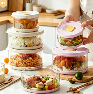 Servicio Profesional OEM ODM, Lonchera Bento <span class=keywords><strong>de</strong></span> Plástico Ecológica Libre <span class=keywords><strong>de</strong></span> BPA con Empaque Personalizado para Tiendas <span class=keywords><strong>de</strong></span> Comercio Electrónico - Product Image 1