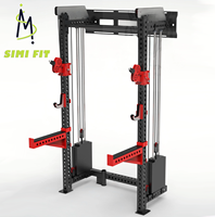 Système d'entraînement de musculation tout-en-un SM RP Series, Smith Machine, rack de musculation commercial, rack de squat, croisement de câbles, rack multi-squat