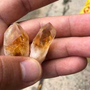 Großhandel natürliche rohe Citrin türme ungeschliffen grobe Citrin Drachen zähne Turm Punkt Zauberstab - Product Image 4