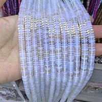 Бусины-разделители из натурального камня 2*6 мм, бусины-абакусы, рондели, кристаллы, агат, драгоценные камни для изготовления ювелирных изделий своими руками, аксессуары