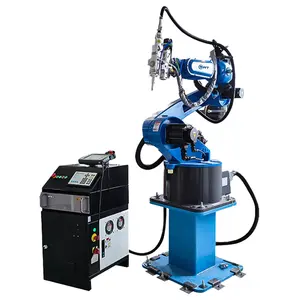 स्टील शीट मेटल के लिए स्वचालित मेटल रोबोटिक 1000W 3000W लेजर वेल्डर 6 Aixs रोबोट आर्म लेजर वेल्डिंग मशीन