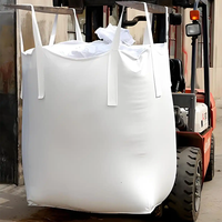 100% grands sacs FIBC à fond plat en polypropylène PP avec matériaux de construction à bande de jante sacs FIBC ciblés