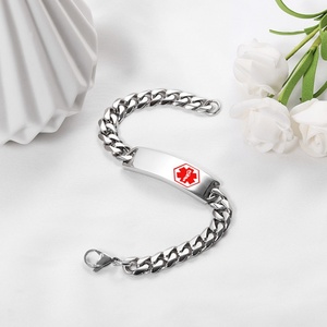 Pulsera de Acero Inoxidable Impermeable de Alta Calidad 2024 para Grabado DIY - Product Image 3