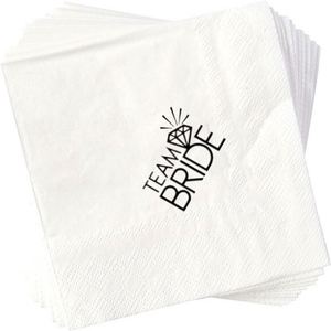 50 Pcs Bride Foreign Trade Wedding Dinner Table Decoration Engagement Party Paper Napkins - Product Image 4
