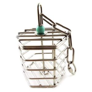 Scatola di foraggiamento pappagallo in acciaio inossidabile Puzzle giocattoli molari cesto di frutta pappagallo gabbia ciondolo - Product Image 2