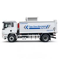 Camion à ordures compacteur à chargement latéral automatique diesel SHACMAN L3000 pour la collecte des déchets municipaux