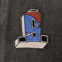 Superbe matériau personnalisé en relief Jean Patch personnalisé Jeans étiquette usine en gros