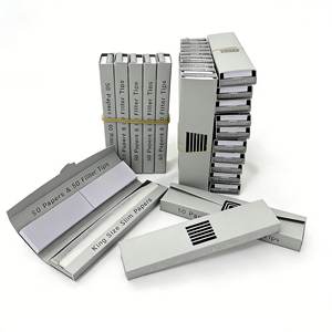 In Stock Custom <b>Rolling</b> <b>Paper</b> Kingsize Slim Unbleached <b>Brown</b> White Slow Burning <b>Rolling</b> <b>Paper</b> - Product Image 2