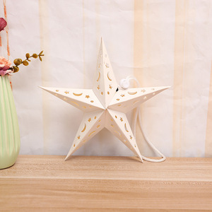 DAMAI Adorno Colgante de Estrella Hueca Navideña para Ventana, Decoración Navideña para el Hogar, Pantalla de Papel para Lámpara, Regalo de Boda y Navidad - Product Image 6