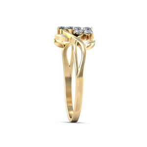 Anello a Spirale Floreale per Donne, Gioielli Minimalisti Scintillanti alla Moda, Vendita all'Ingrosso - Product Image 4