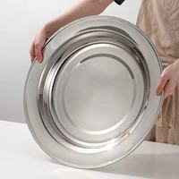 Plateau de service en acier inoxydable doré pour hôtel, fête, sécurité, passage, steak, plat, couvercle avec couvercle, doré, restaurant, table, couvre-plats