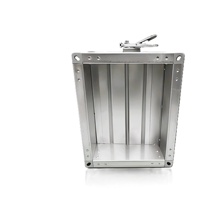 Ventes directes d'usine conduit CVC amortisseur manuel alimentation en air frais amortisseur d'air système de contrôle manuel du débit d'air