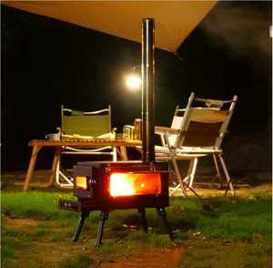 Cucina portatile mobili da cucina da Picnic riscaldamento Multi combustibile campeggio stufa <span class=keywords><strong>a</strong></span> <span class=keywords><strong>legna</strong></span> tenda - Product Image 4