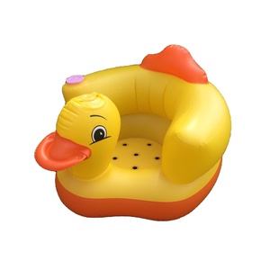2024 Yellow Duck Kids Baby Cute Set Living Room <b>Inflatable</b> <b>Sofa</b> Sets Mat <b>Sofa</b> Chair Baby Learn Chair - Product Image 1