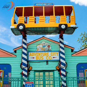 Manèges de <span class=keywords><strong>parc</strong></span> d'attractions Extreme Kids Équipement de jeu pour enfants Bus volant Manèges en famille Crazy Bus Carnival Rides - Product Image 3