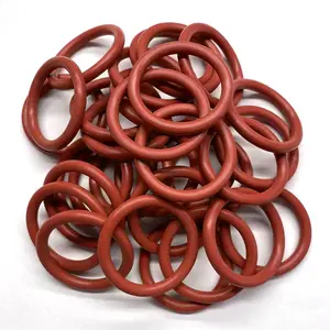 Cock Ring Silicone Rubber Silicone Rubber Flat O Ring Industry Oil Resistance Standard Size Customized 20~90 Rubber O Rings